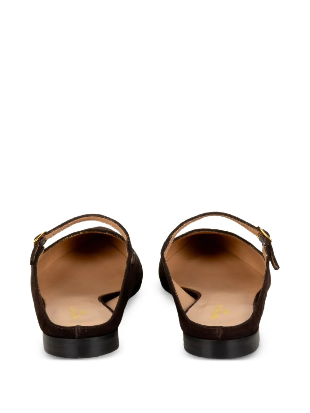  Status Pointed-toe Mules - Brown 