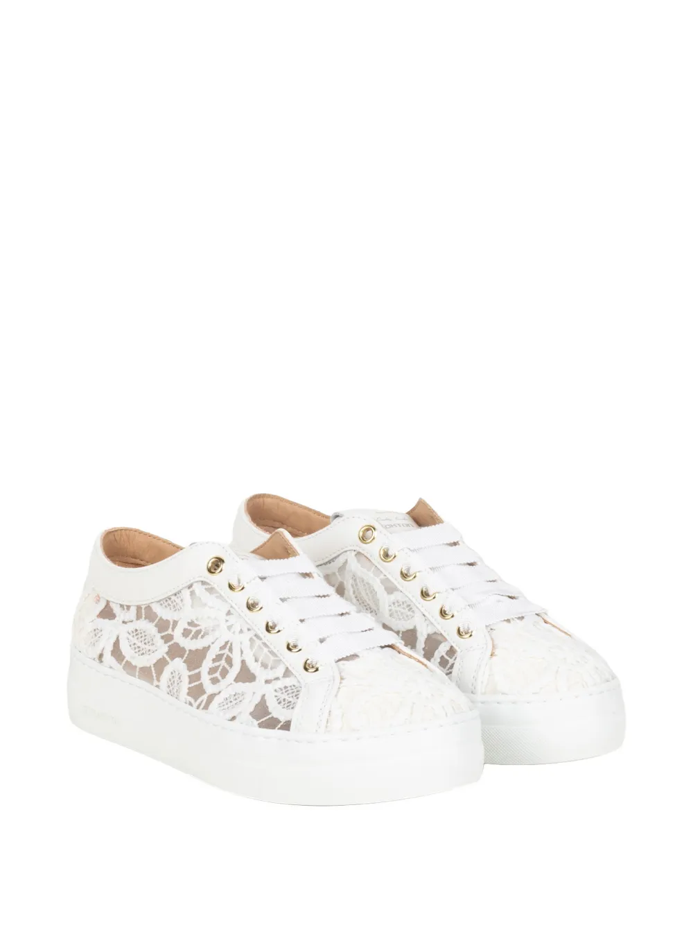 Stokton lace sneakers Wit