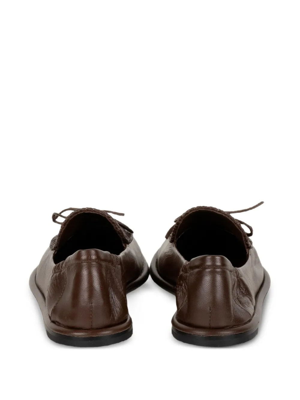  Pomme D´or Woven Tie Loafers - Brown 