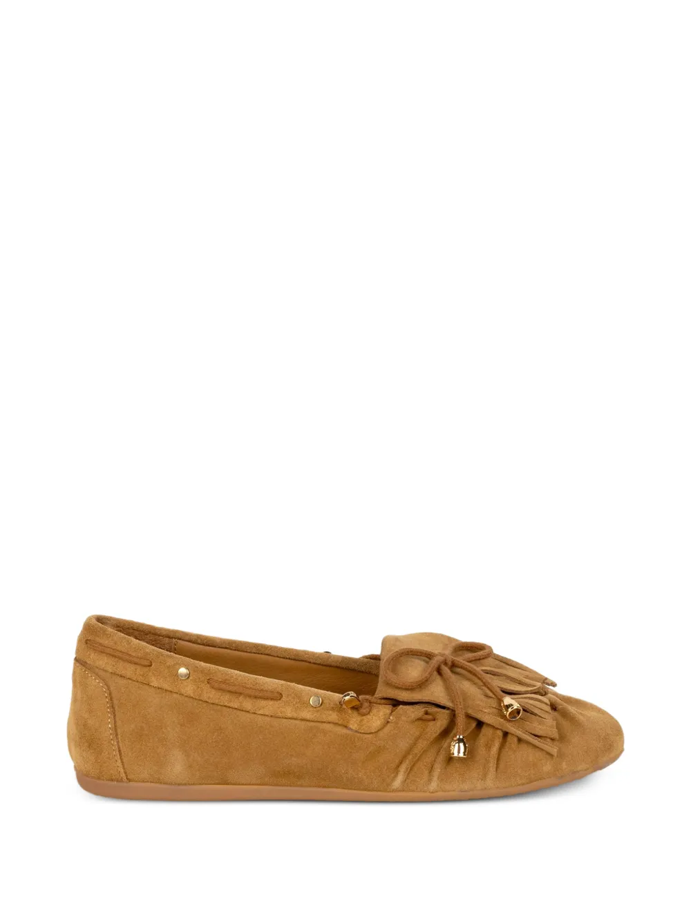 Stokton Mocassini con frange - Marrone