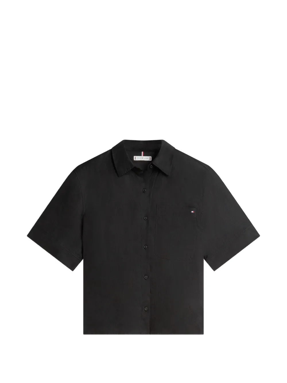 Tommy Hilfiger Camicia con taschino - Nero