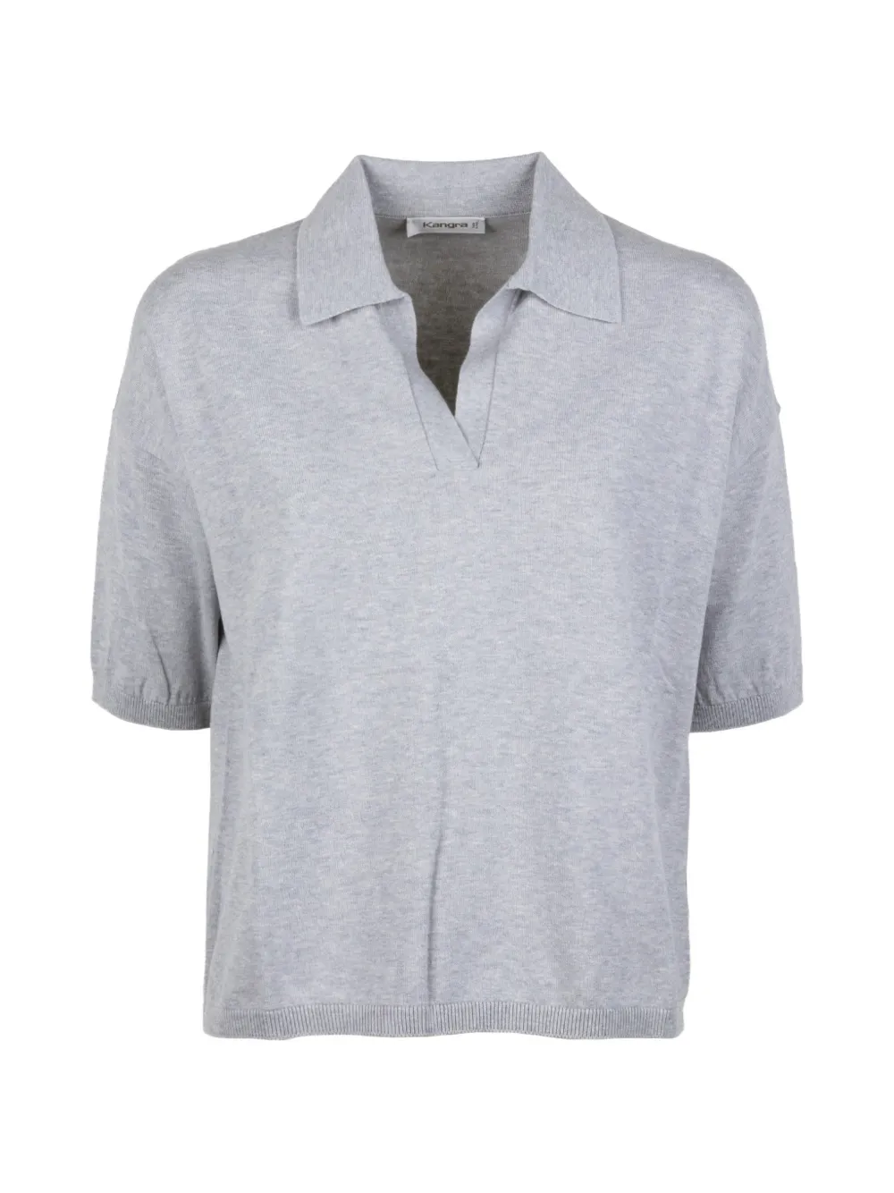 Kangra polo-collar T-shirt - Grigio