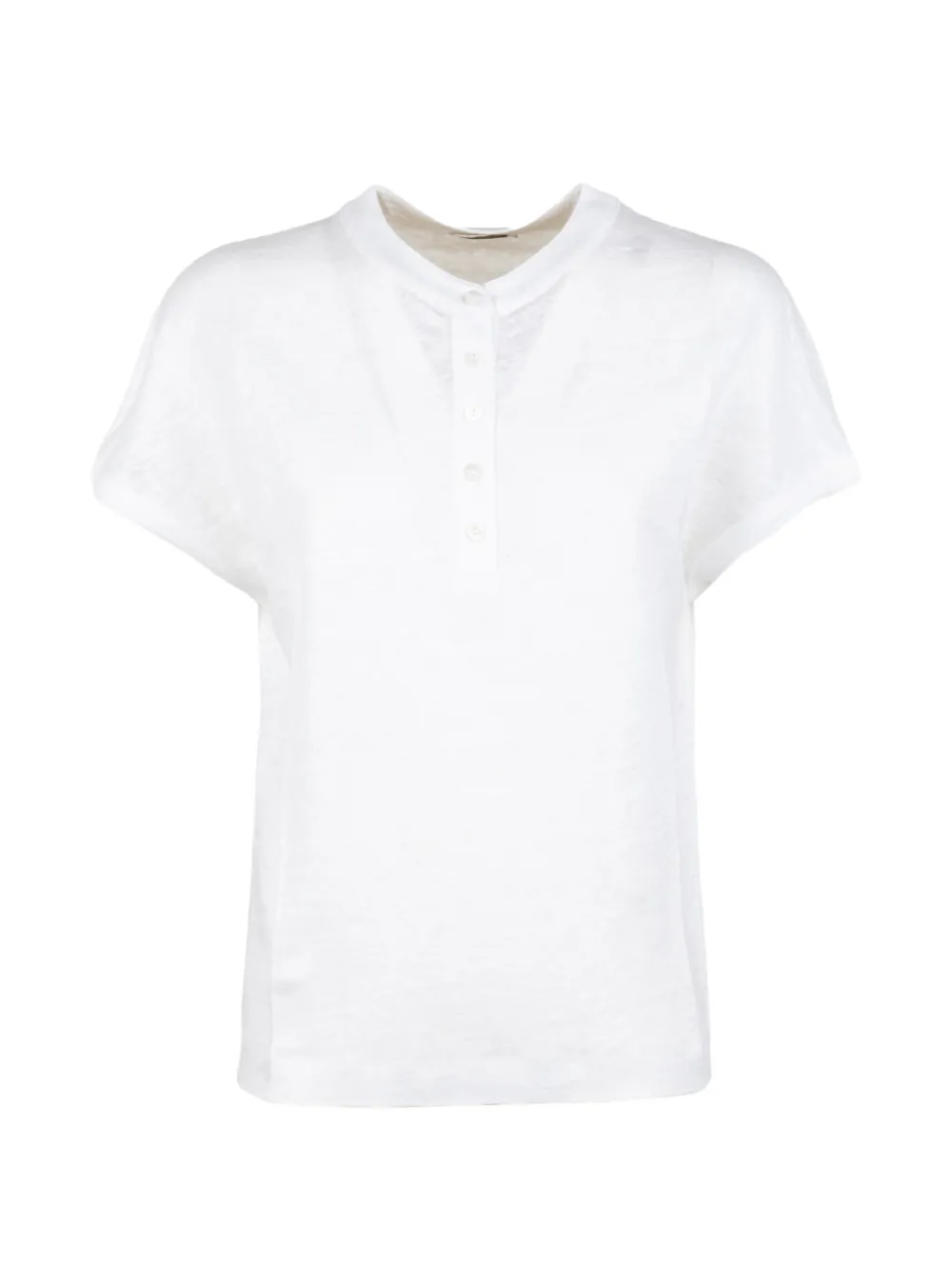 Kangra button T-shirt - Weiß