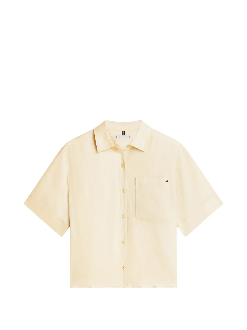 Tommy Hilfiger Camicia a maniche corte con tasca - Toni neutri