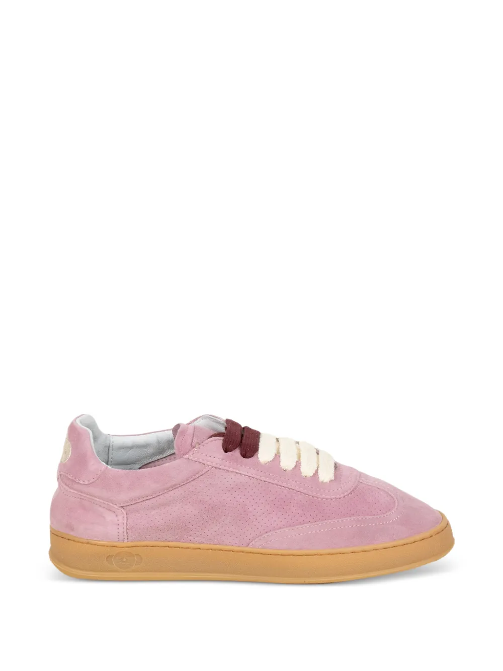 SOLDINI80 perforated suede sneakers - Rosa