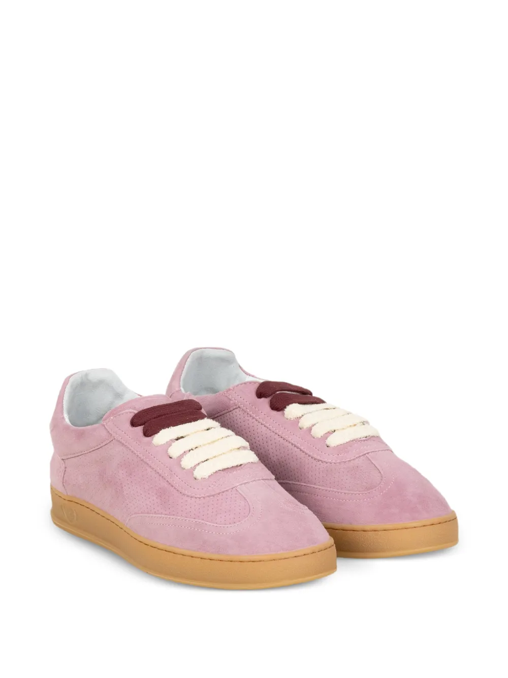 Soldini80 Perforated Suede Sneakers - Pink 