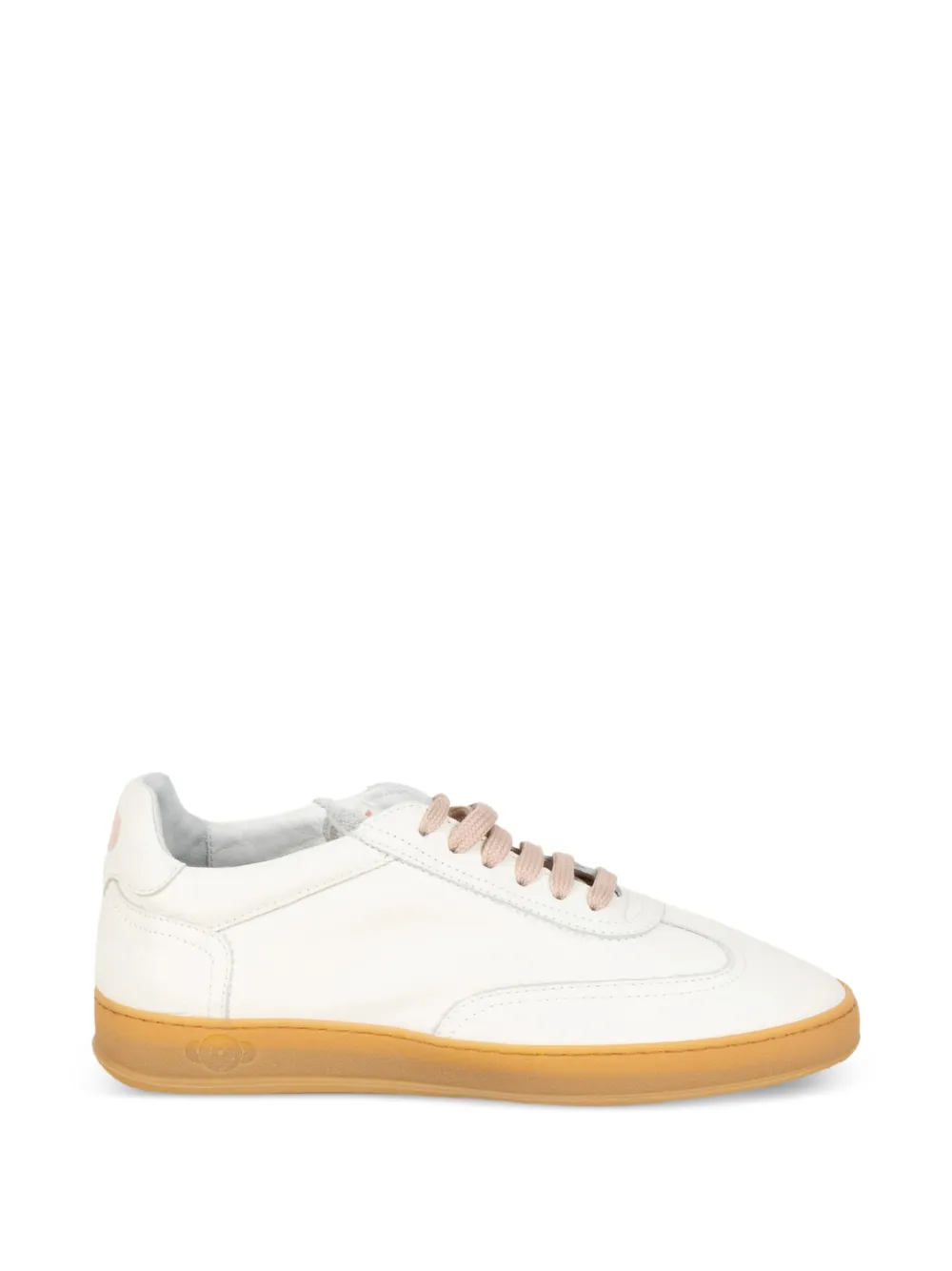 SOLDINI80 leather lace-up sneakers - Bianco