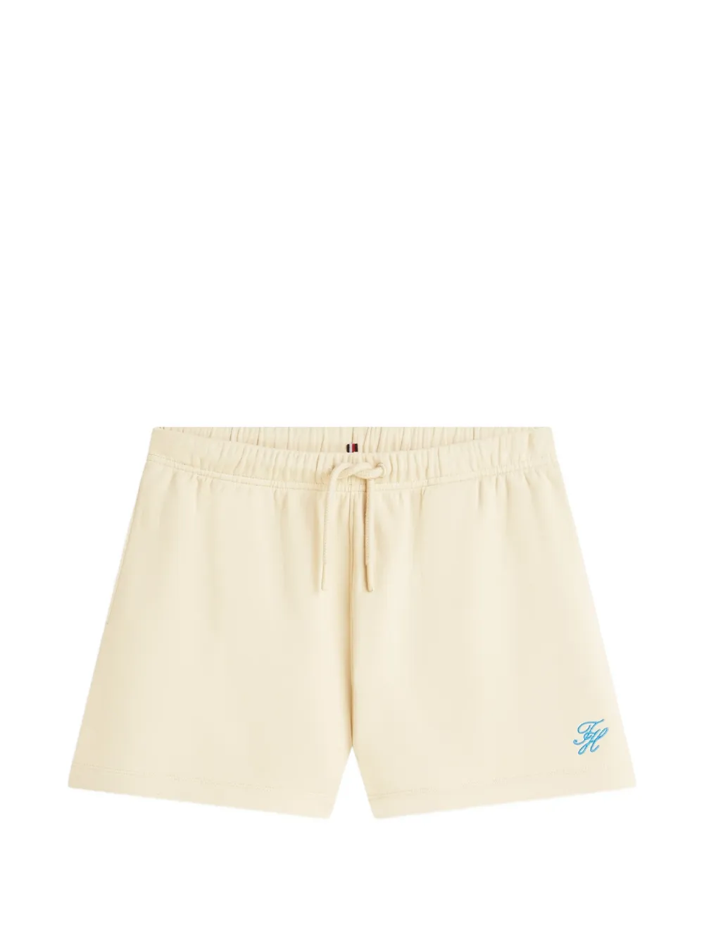Tommy Hilfiger 로고 디테일 드로스트링 웨이스트 쇼츠 In Multi