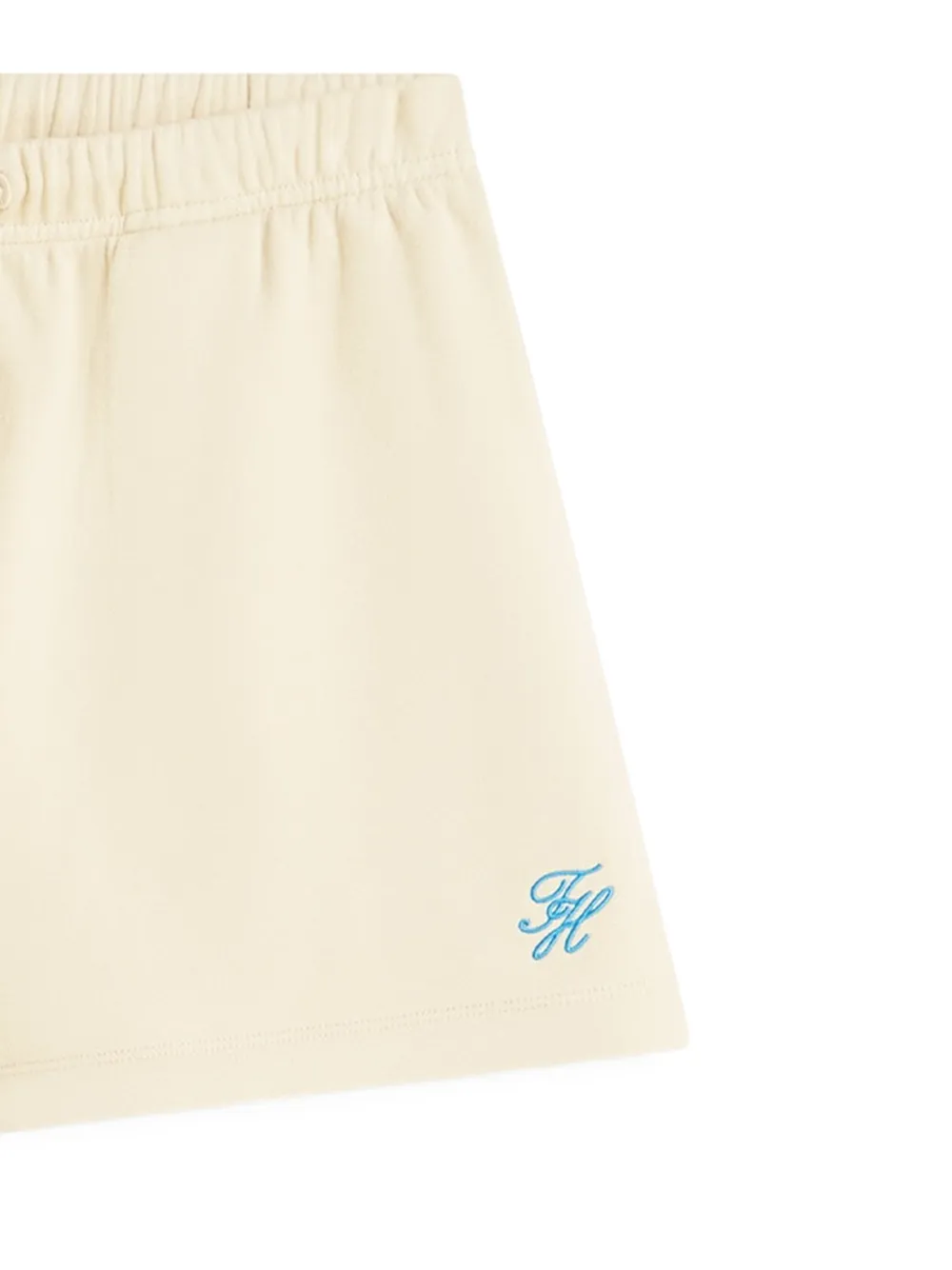 Tommy Hilfiger 로고 디테일 드로스트링 웨이스트 쇼츠 In Multi