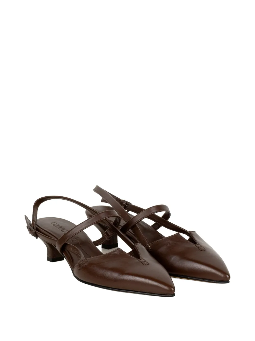 Pomme D´Or T-strap sandals Bruin