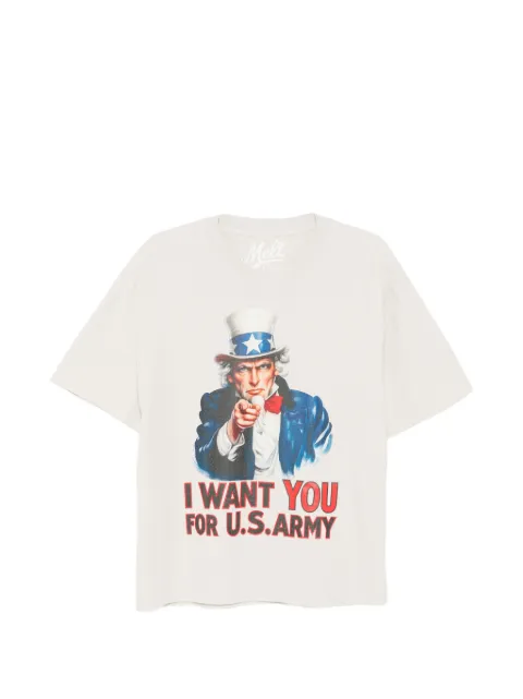 Melt graphic-print T-shirt