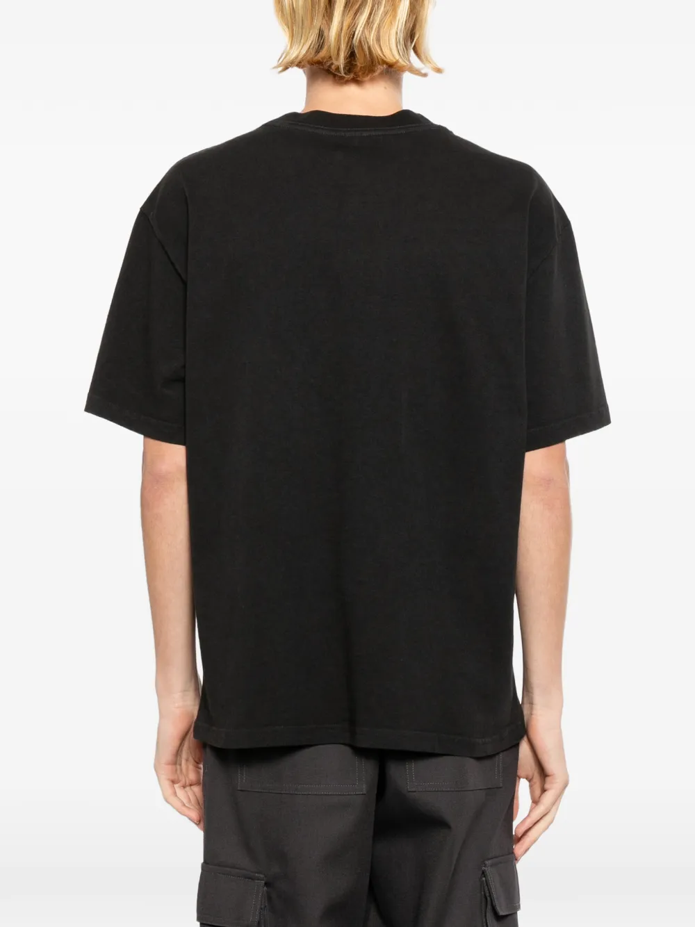 Melt T-shirt met grafische print Zwart