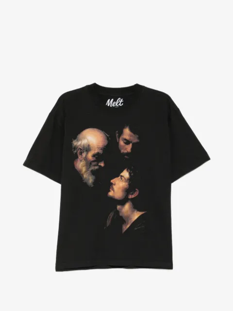 Melt graphic-print T-shirt
