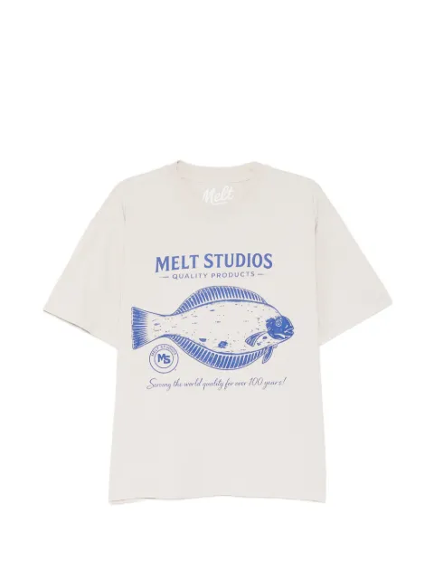 Melt playera con peces estampados