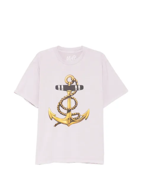 Melt anchor-print T-shirt