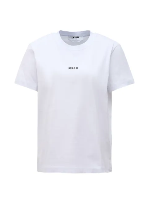 MSGM logo-print cotton T-shirt
