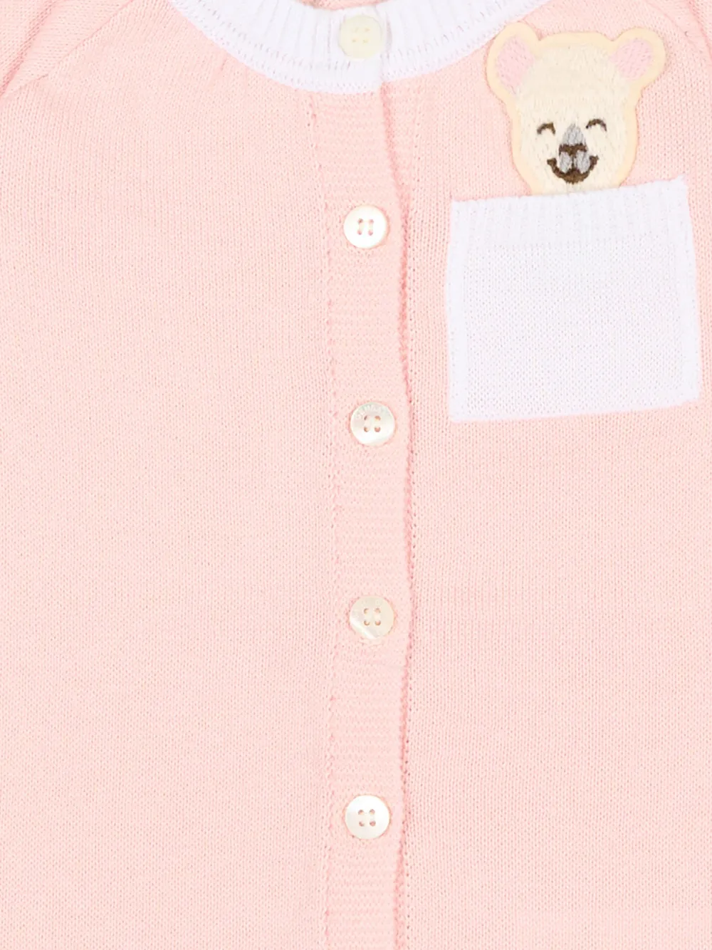  Gensami Kids Pocket-bear Romper - Pink 