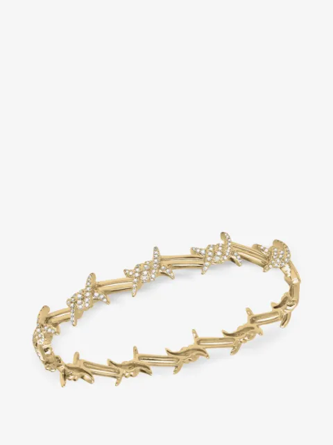 Djula bracelet Barbelé pavé de diamants