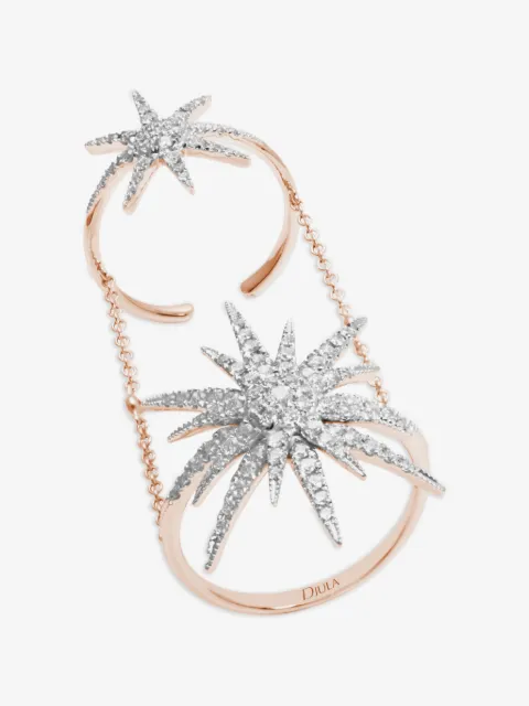 Djula Double Sun diamond ring