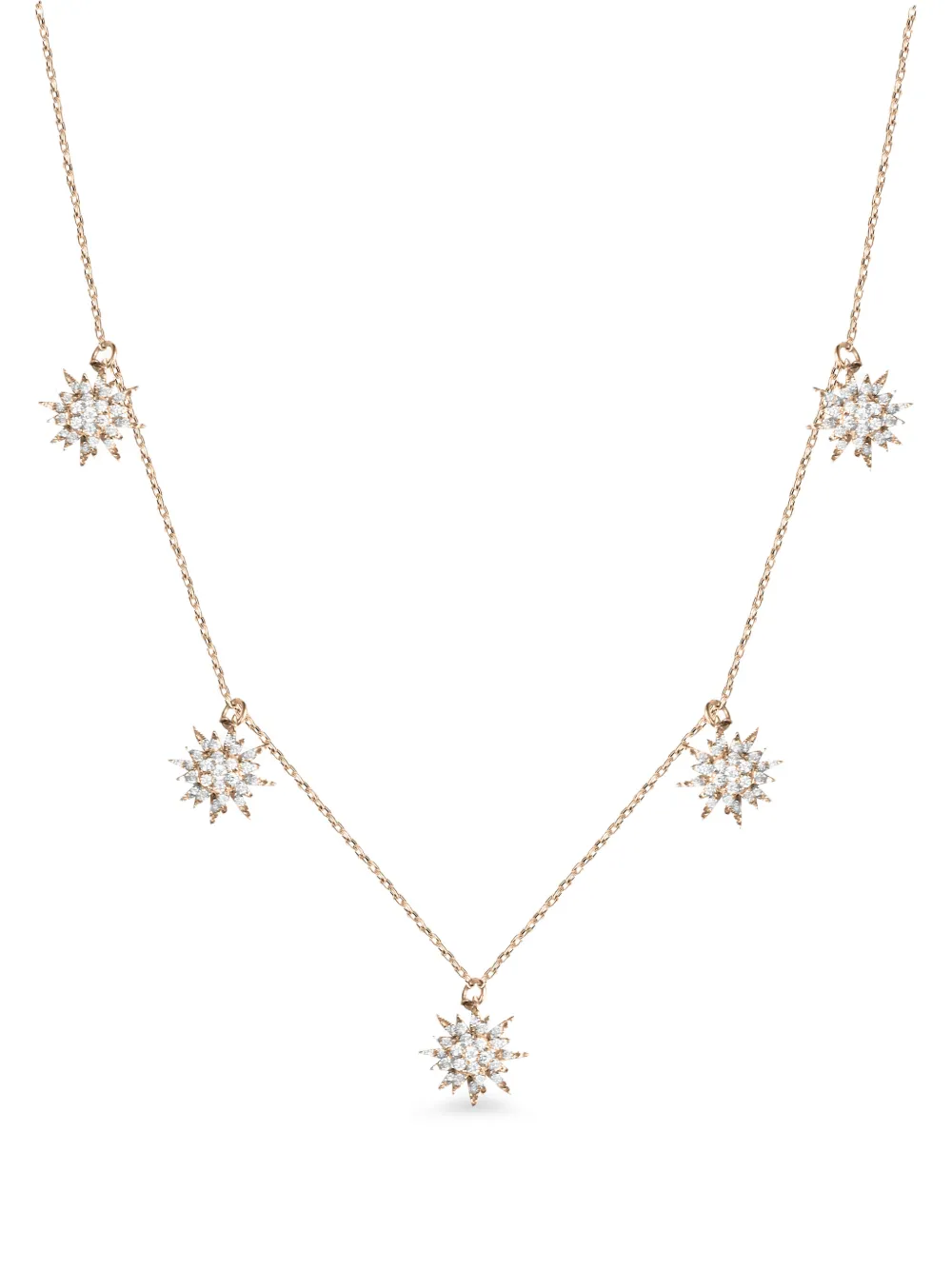 Djula Collana Sun con diamanti - Rosa