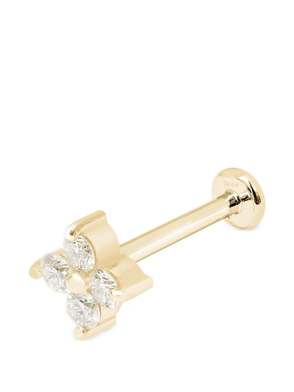  Djula Piercing Chance Con Diamante - Dorado 