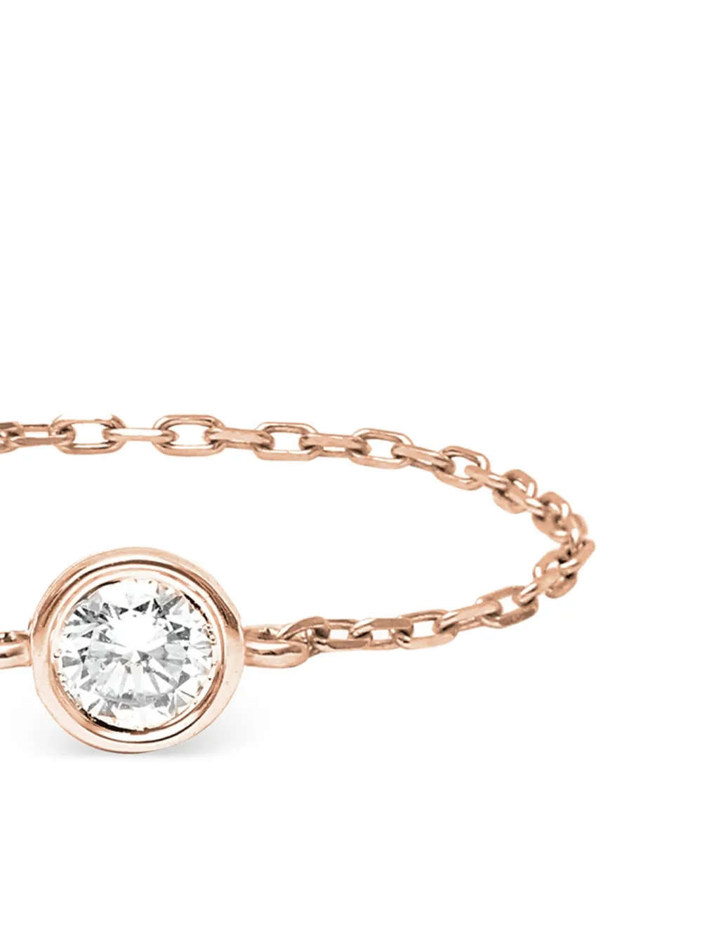 Djula Anillo Magic Touch Con Diamante - Rosa 