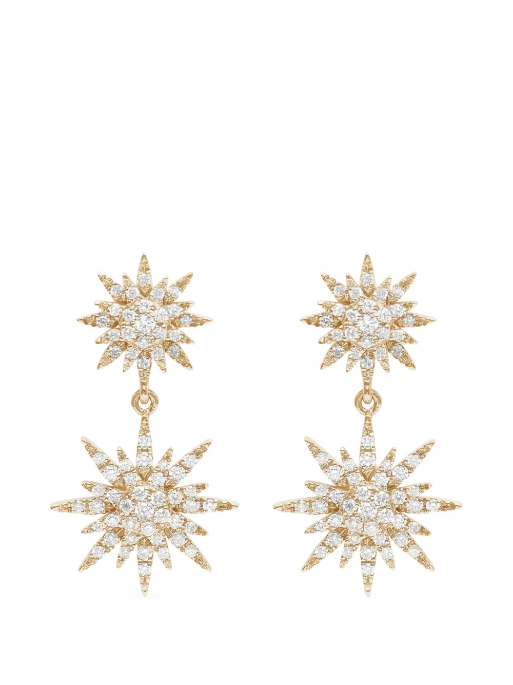 Djula Orecchini Sun con diamanti - Oro