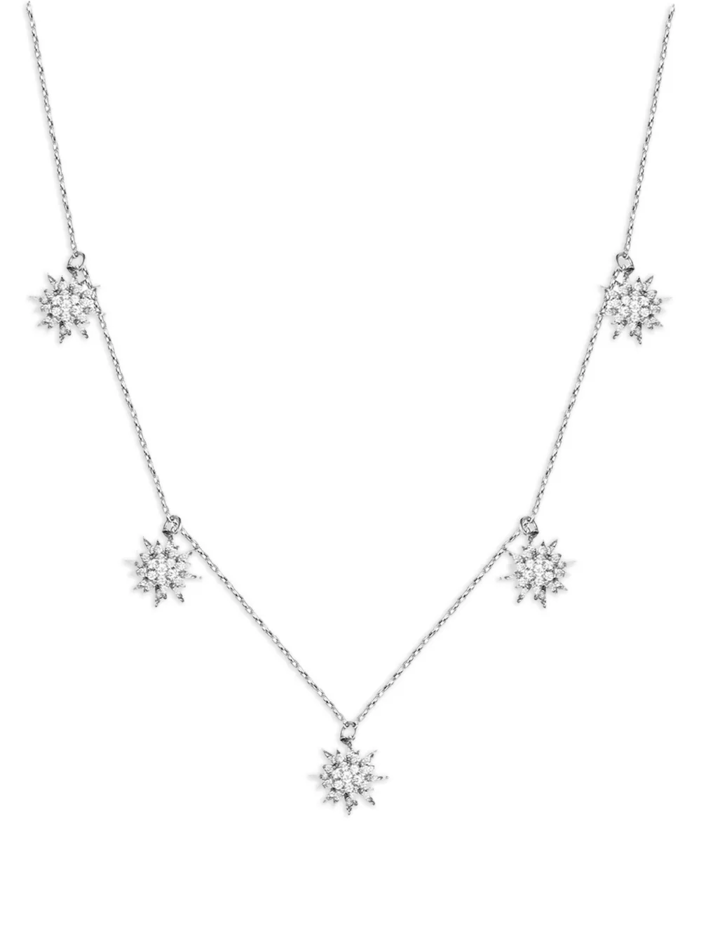 Djula Collana Soleil con diamanti - Argento
