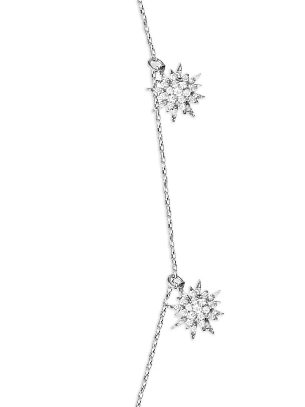  Djula Collar Soleil Con Diamantes - Plateado 