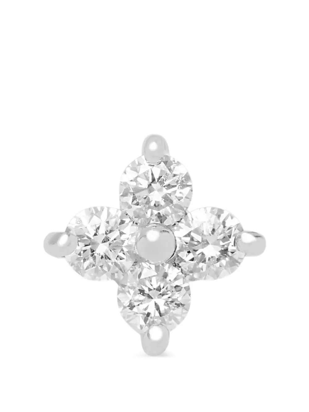 Djula Orecchino Lucky con diamanti - Argento