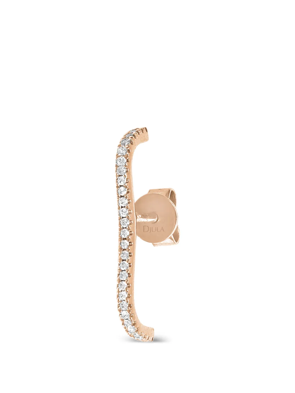  Djula Pendiente Con Diamante - Rosa 