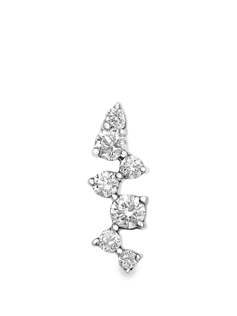 Djula Fairytale diamond single earring - Silber