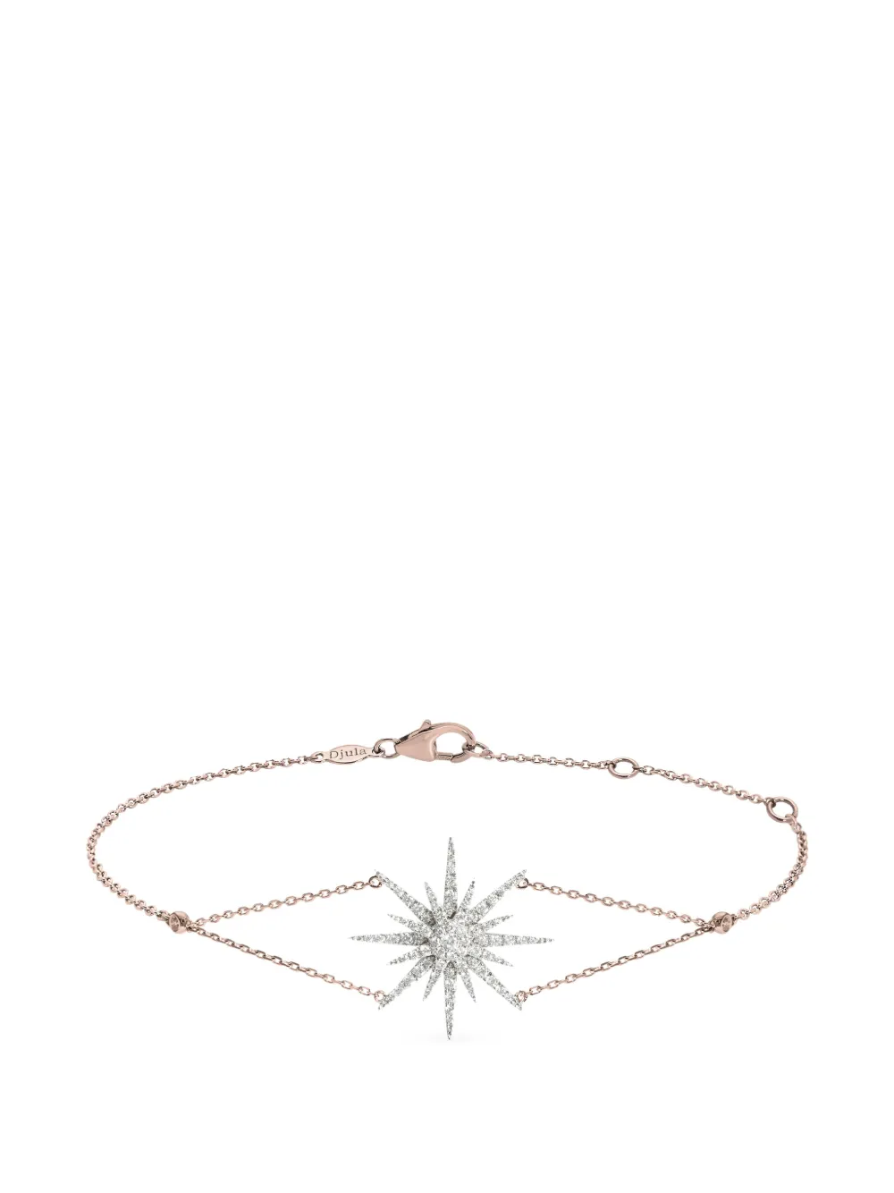 Djula Bracciale Soleil con diamanti - Rosa
