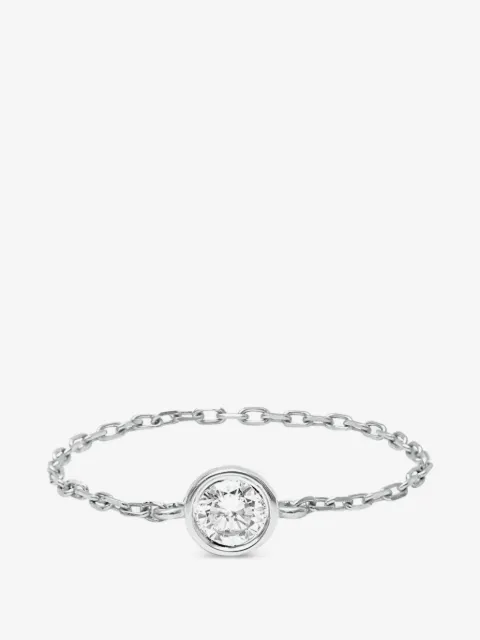Djula Magic Touch diamond chain ring
