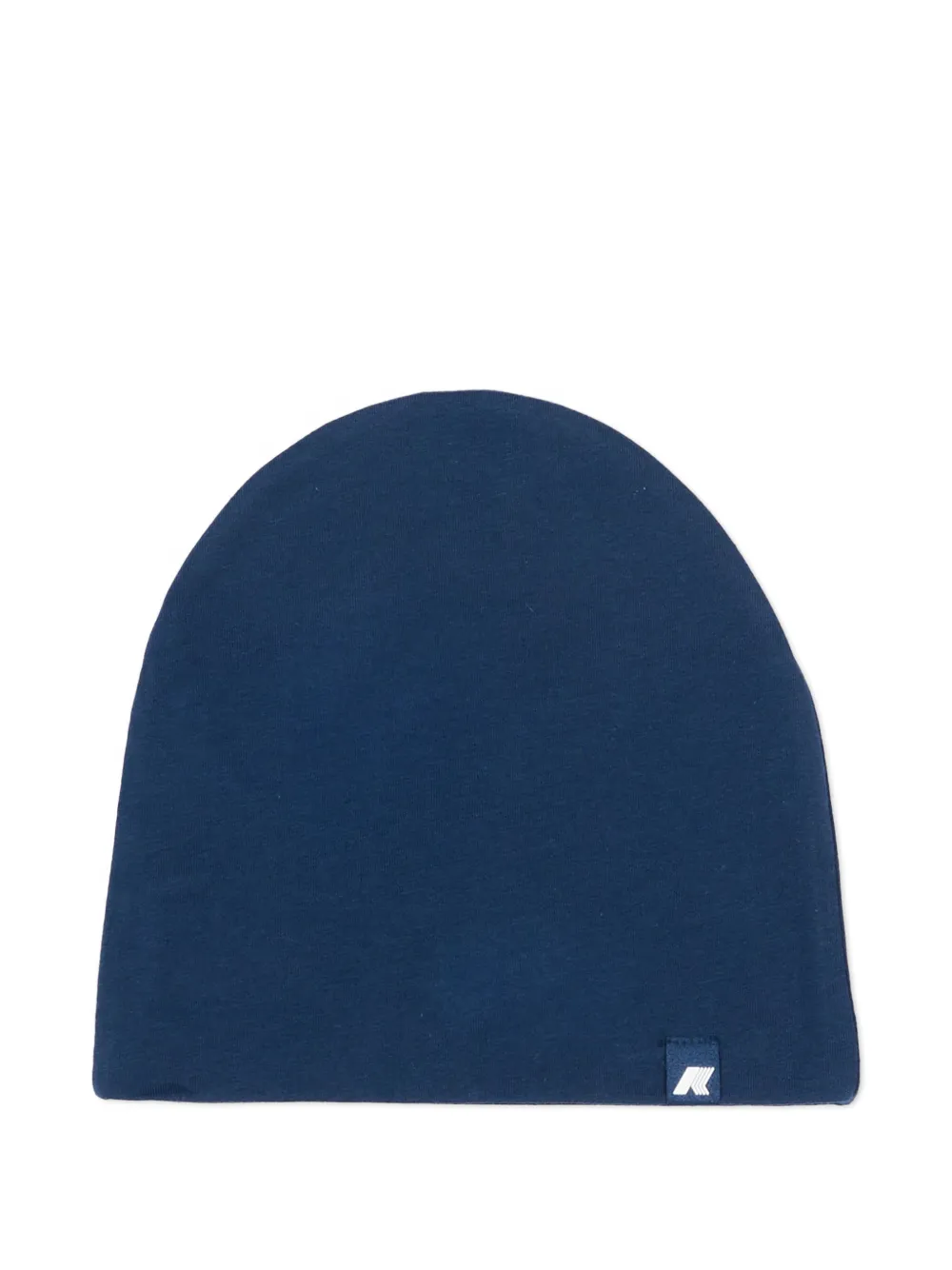 K Way Kids logo-patch beanie hat - Blu