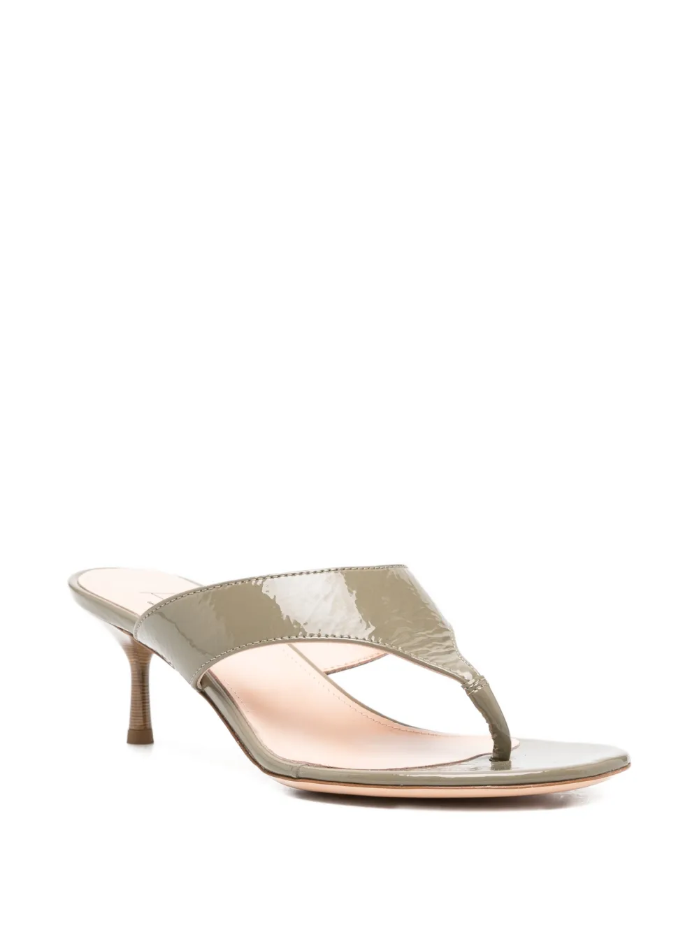 AGL Astrid gelakte sandalen Groen