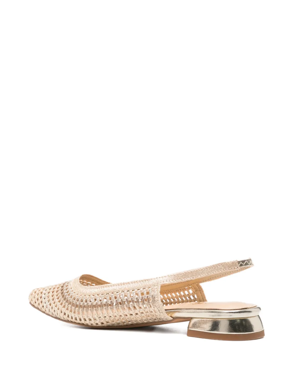 KEYS Sandalen met puntige neus Goud