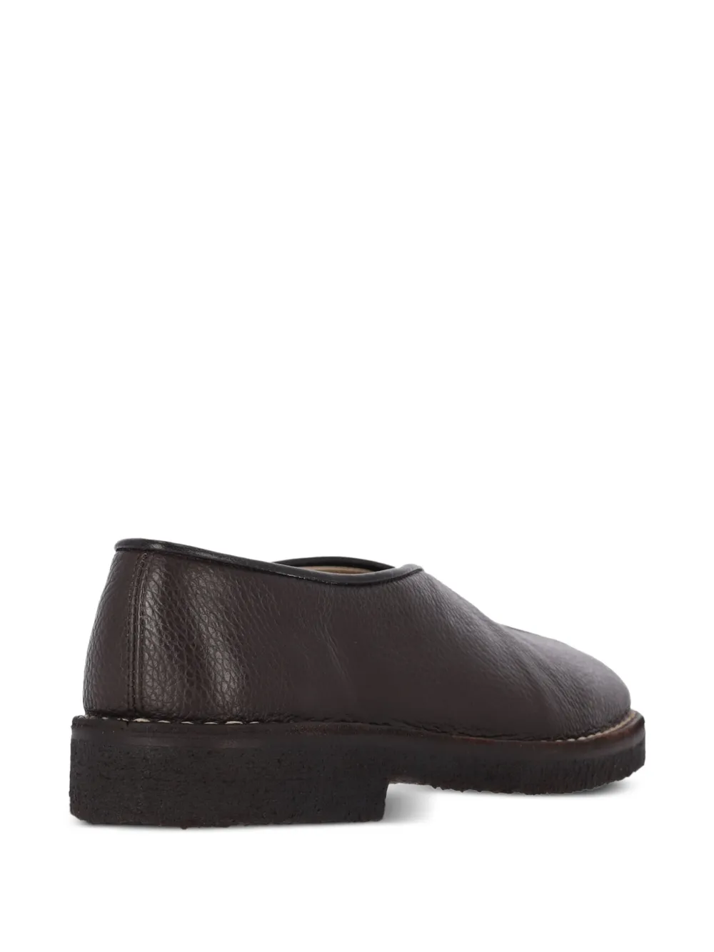  Lemaire Leather Loafers - Brown 