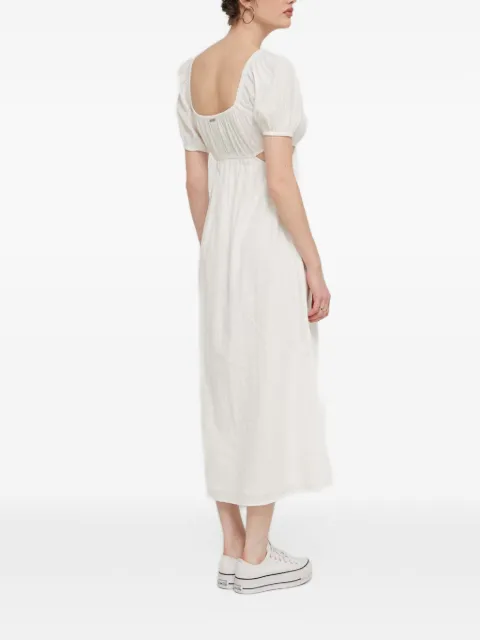 Billabong square-neck cutout midi dress