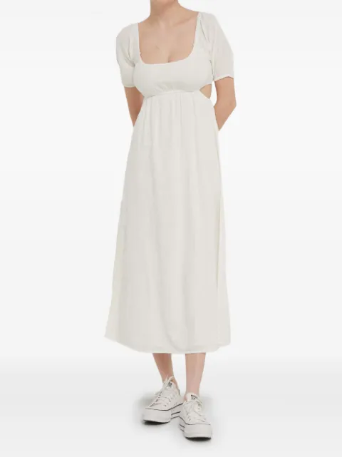 Billabong On The Coast square-neck cutout midi dress