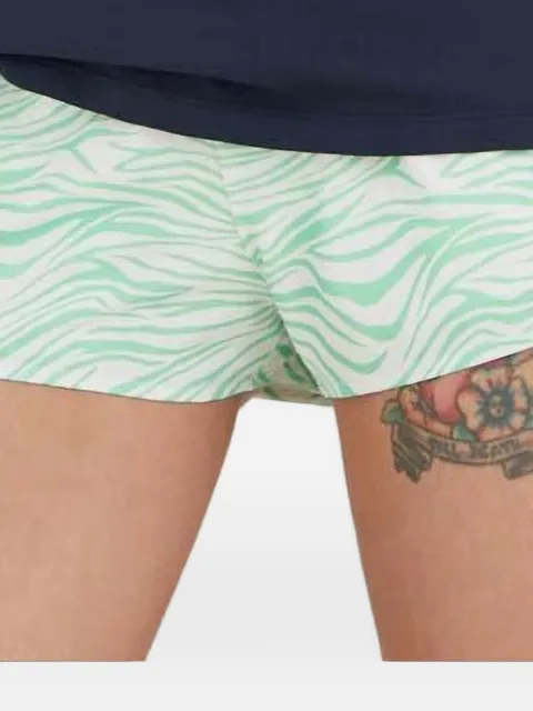 Billabong zebra drawstring-waist shorts
