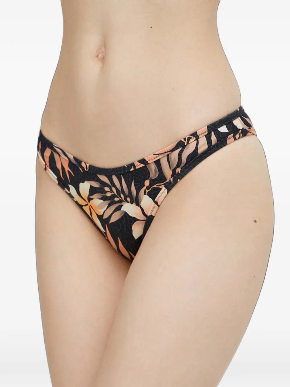Billabong x Coral Gardeners floral-print bikini bottoms - Noir