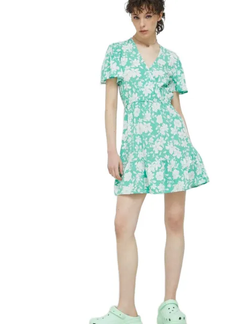 Billabong mini Spring Light V-neck floral-detail dress