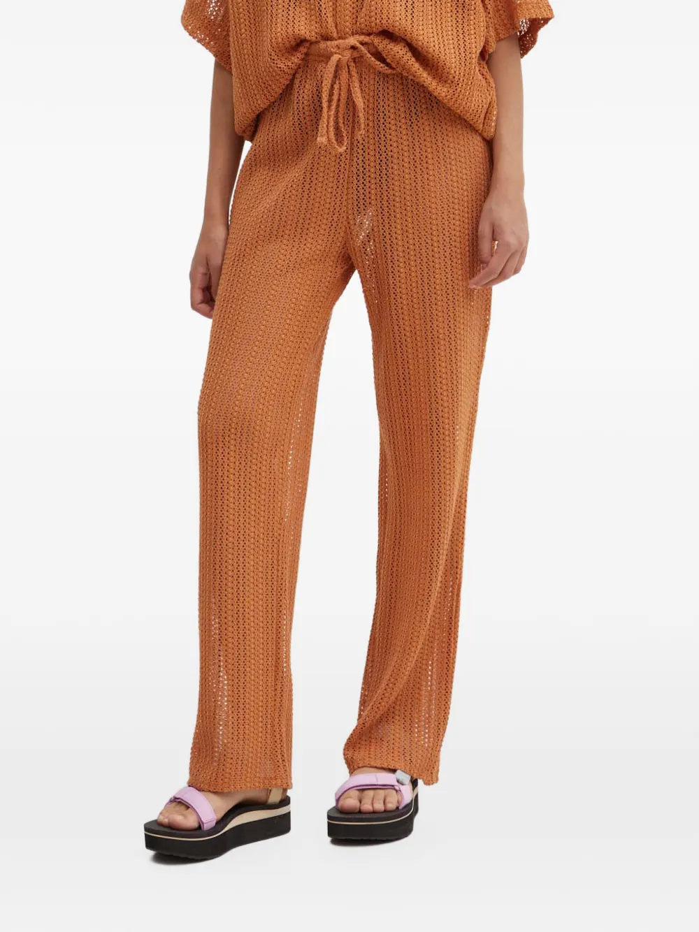 Billabong Largo Beach open-knit drawstring trousers