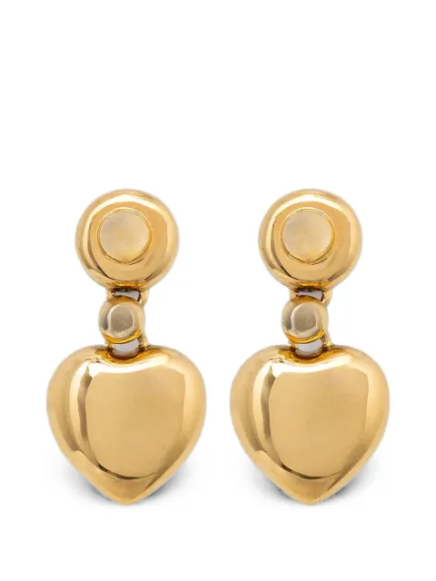 Chiara Ferragni Par de brincos Bold com pingente de coração