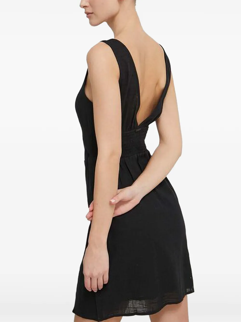 Billabong mini twist-detail cutout dress Zwart
