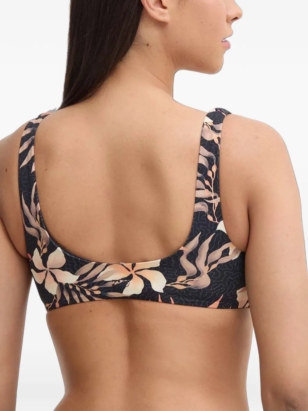 Billabong Bikinitop met bloemenprint Zwart
