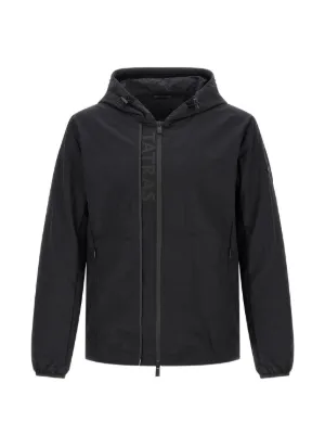 Herno Hooded Zip Jacket | Black | FARFETCH