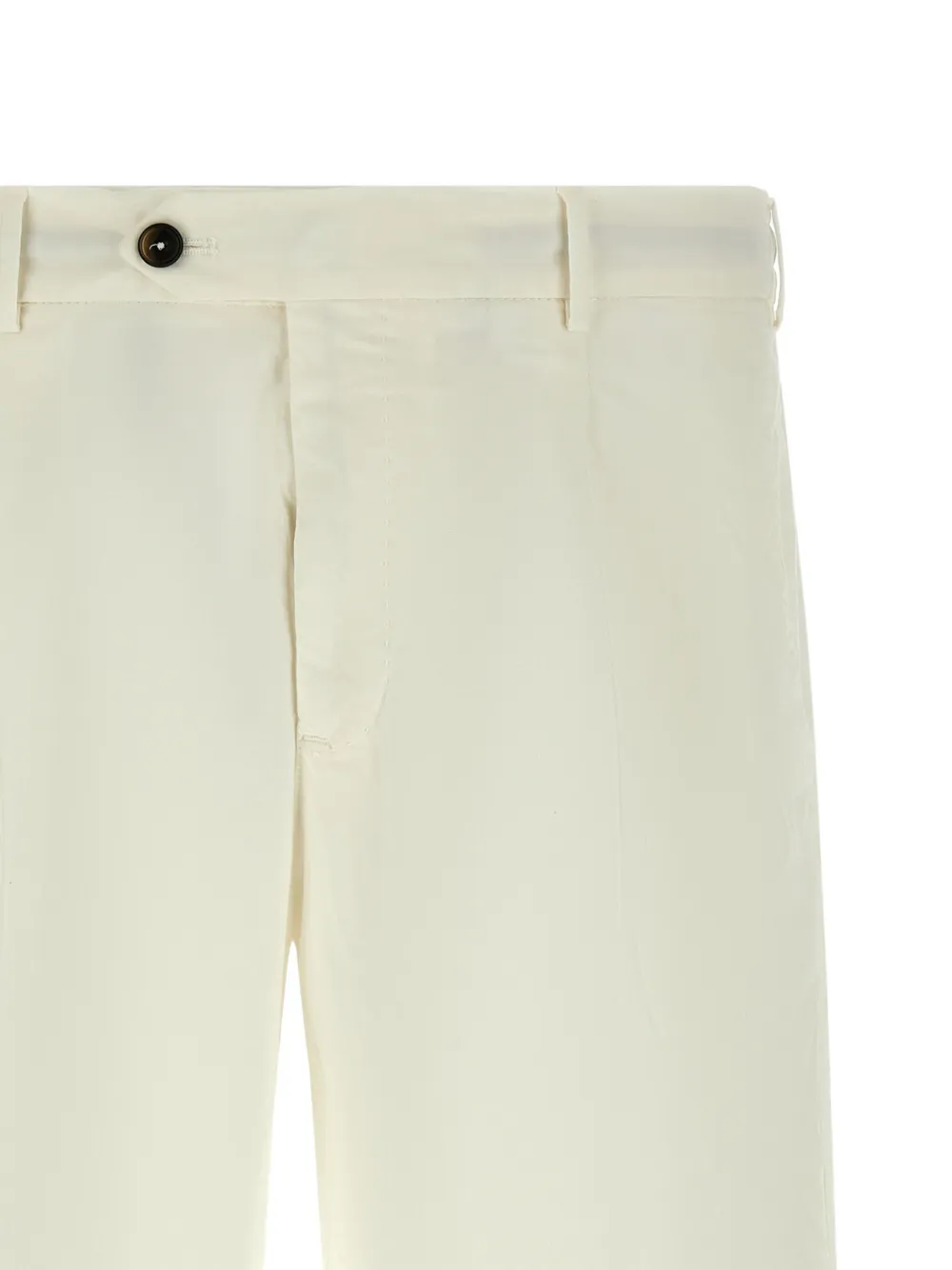  Pt Torino Buttoned Pleated Shorts - White 
