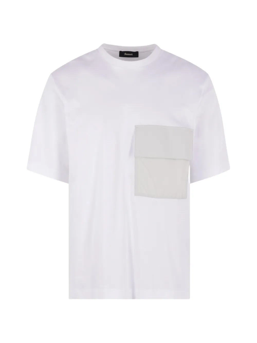 Laminar flap-pocket T-shirt - Bianco